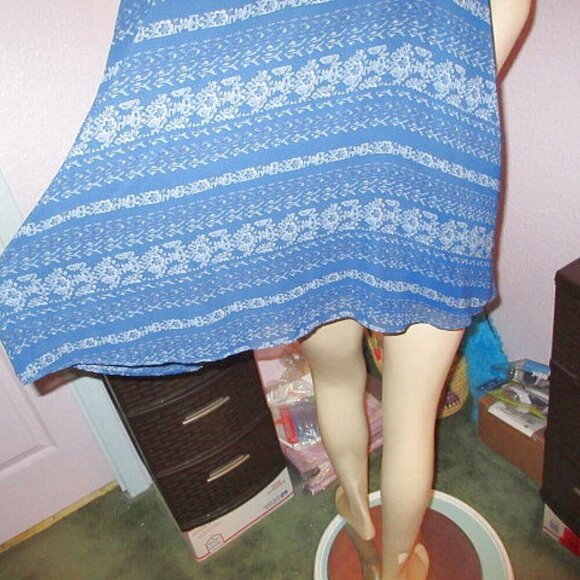 Torrid CHIFFON Sophie SWING Cami Size 2X FLOWY Soft ADJUSTABLE Sleeveless TUNIC - Picture 9 of 11